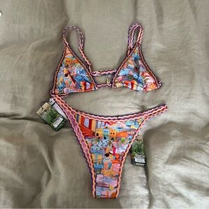 Bydee Prague top and bottoms in Cabana